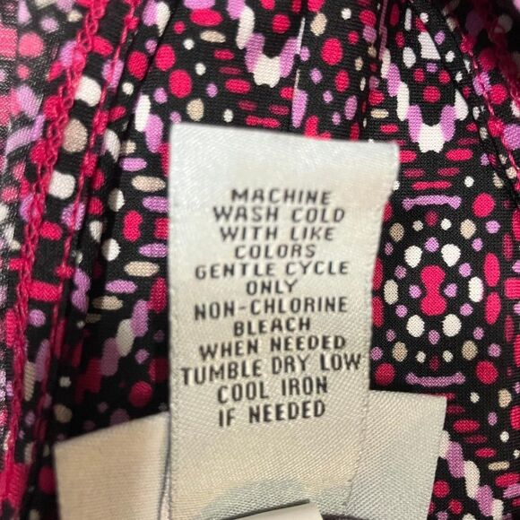 Catherine's 3X 26/28 Women's Sleeveless Midi Tank Dress Purple Paisley Diamonds - Picture 4 of 6